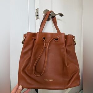 Cole Haan Tan Leather Tote